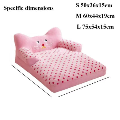 Dog Bed Large Dog Sofa Big Pet Beds Dogs Baskets Supplies Mat Small Breeds Fluffy Medium Cushion Kennel Puppy Accessories